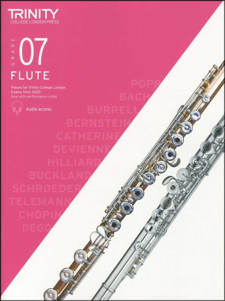 front cover of Trinity College London Flute Grade 7 from 2023