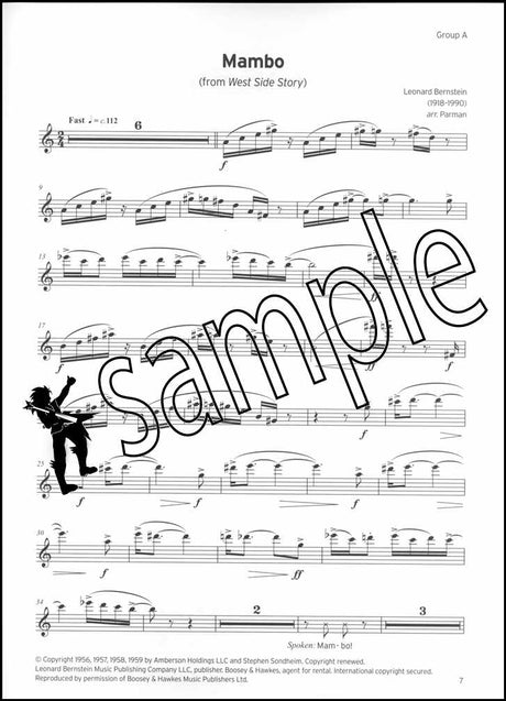 1st sample page from Trinity College London Flute Grade 7 from 2023