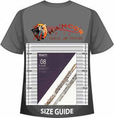 front cover of Trinity College London Flute Grade 8 from 2023 on a size guide