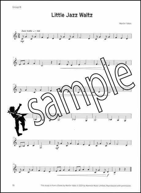 2nd sample page from Trinity College London Clarinet Grade 2 from 2023