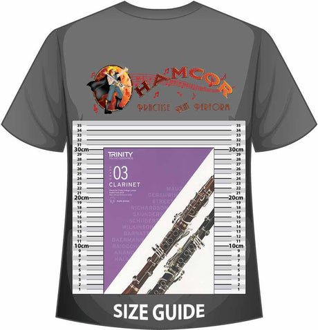 front cover of Trinity College London Clarinet Grade 3 from 2023 on a size guide