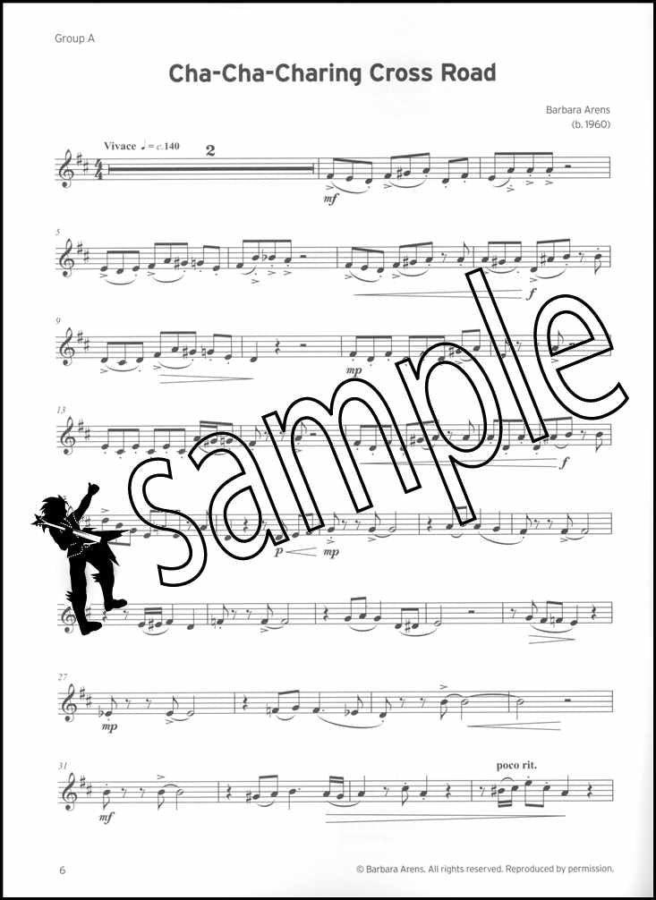 1st sample page from Trinity College London Clarinet Grade 4 from 2023