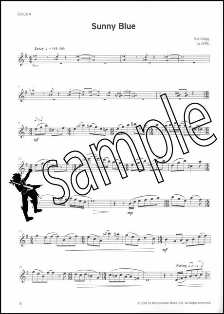 1st sample page from Trinity College London Clarinet Grade 6 from 2023