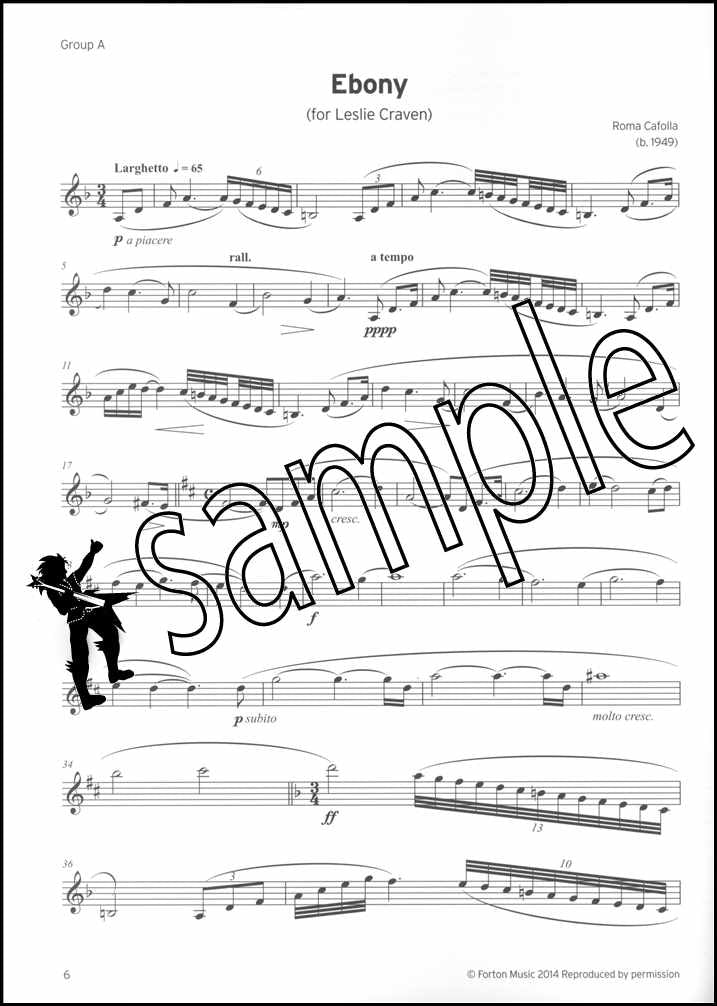 1st sample page from Trinity College London Clarinet Grade 7 from 2023