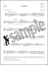 2nd sample page from ABRSM Violin Exam Pieces Grade 4 from 2024 (Violin Part)