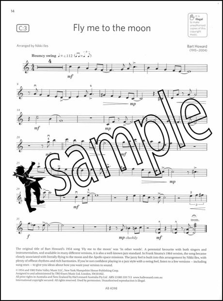 3rd sample page from ABRSM Violin Exam Pieces Grade 4 from 2024 (Violin Part)