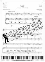 piano accompaniment sample page from ABRSM Violin Exam Pieces Grade 5 from 2024 (Violin/Piano)