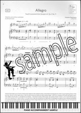 piano accompaniment sample page from ABRSM Violin Exam Pieces Grade 8 from 2024 (Violin/Piano)