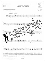 1st sample page from ABRSM Cello Exam Pieces Initial Grade from 2024 Cello & Piano & Audio