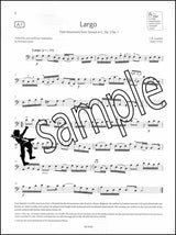 1st sample page from ABRSM Cello Exam Pieces Grade 3 from 2024 Cello & Piano