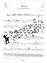 1st sample page from ABRSM Cello Exam Pieces Grade 4 from 2024 Cello & Piano