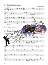 1st sample page from Fiddle Time Runners Book/Audio