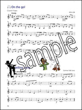 2nd sample page from Fiddle Time Runners Book/Audio