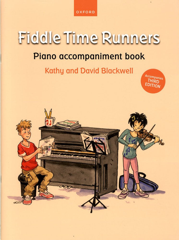 front cover of Fiddle Time Runners Piano Accompaniment