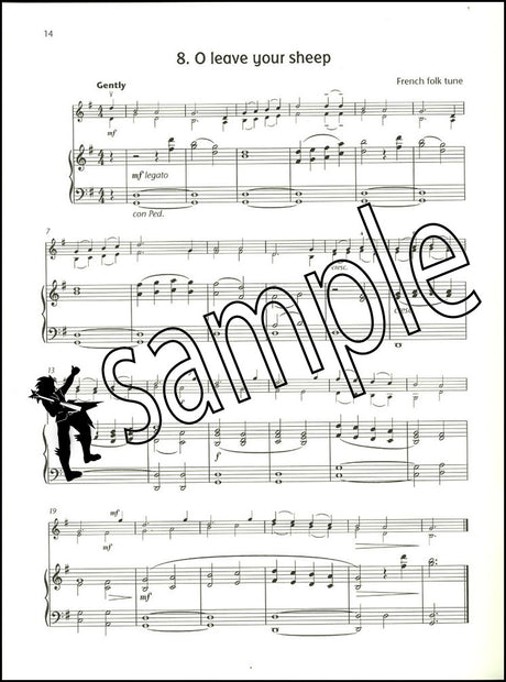 1st sample page from Fiddle Time Runners Piano Accompaniment