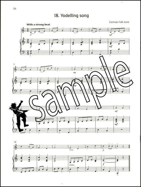 2nd sample page from Fiddle Time Runners Piano Accompaniment