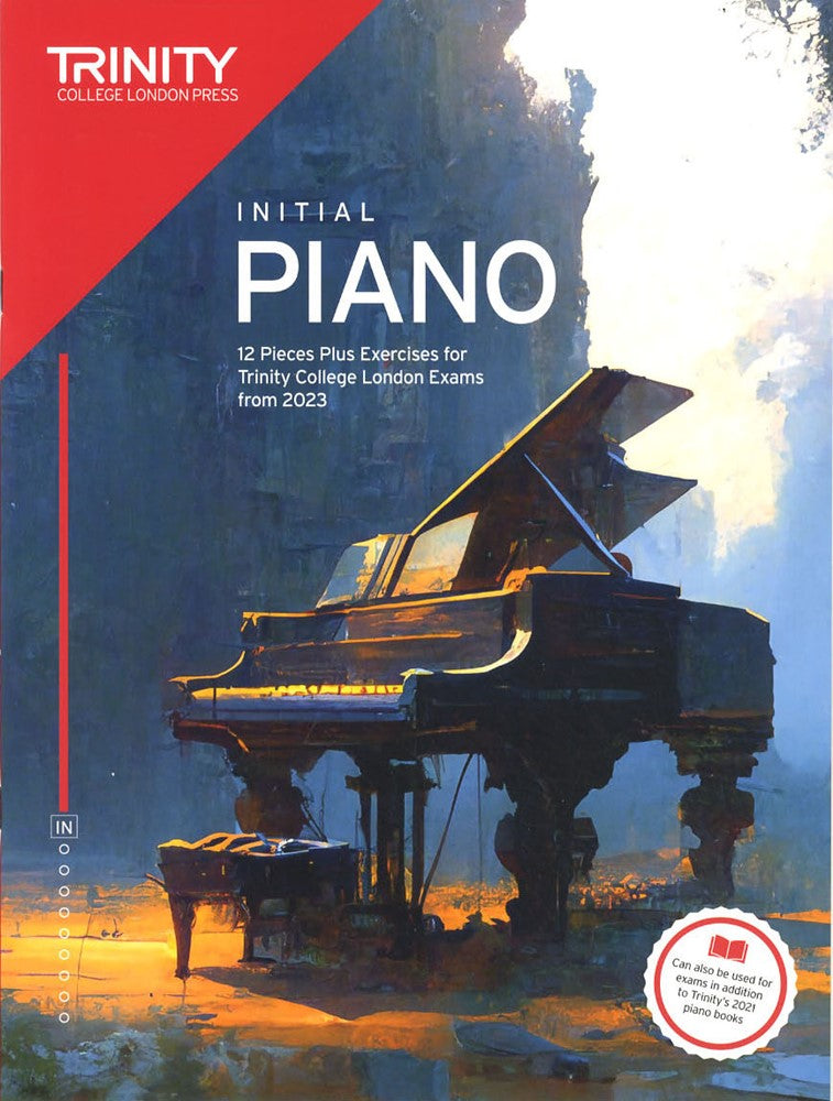 front cover of Trinity College London Piano Initial Grade from 2023