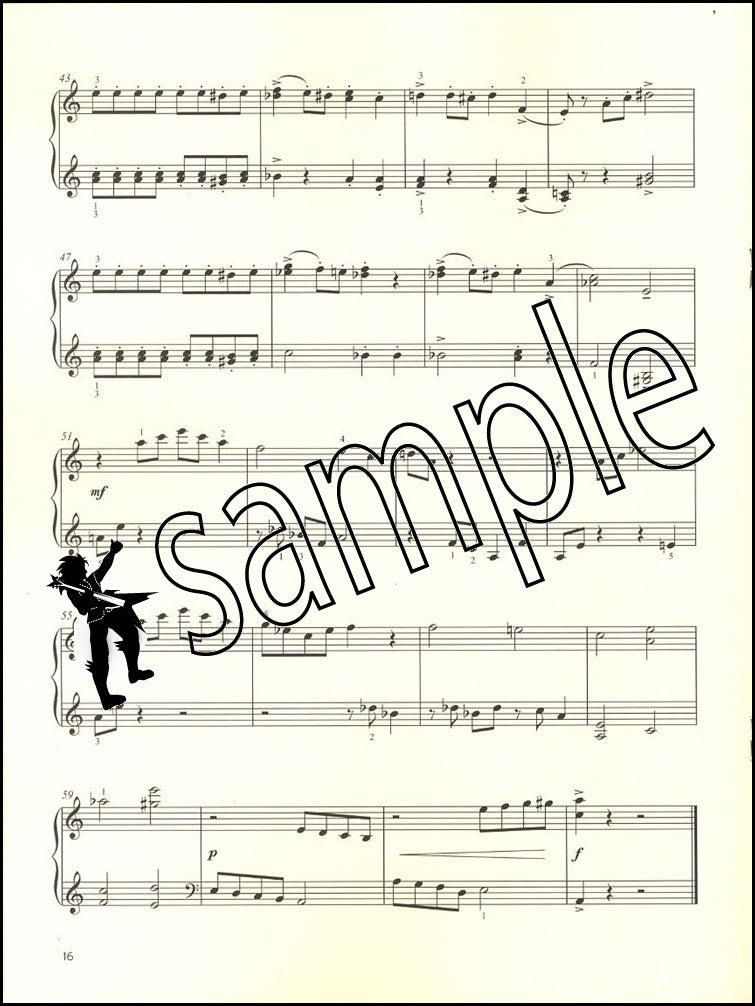 2nd sample page from Trinity College London Piano Grade 2 from 2023