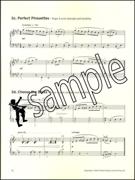 3rd sample page from Trinity College London Piano Grade 3 from 2023