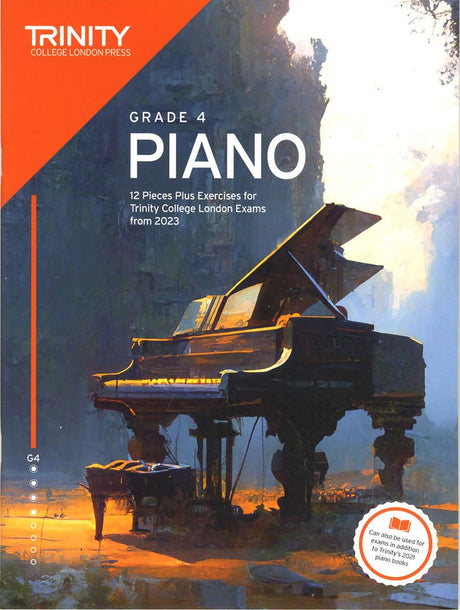 front cover of Trinity College London Piano Grade 4 from 2023