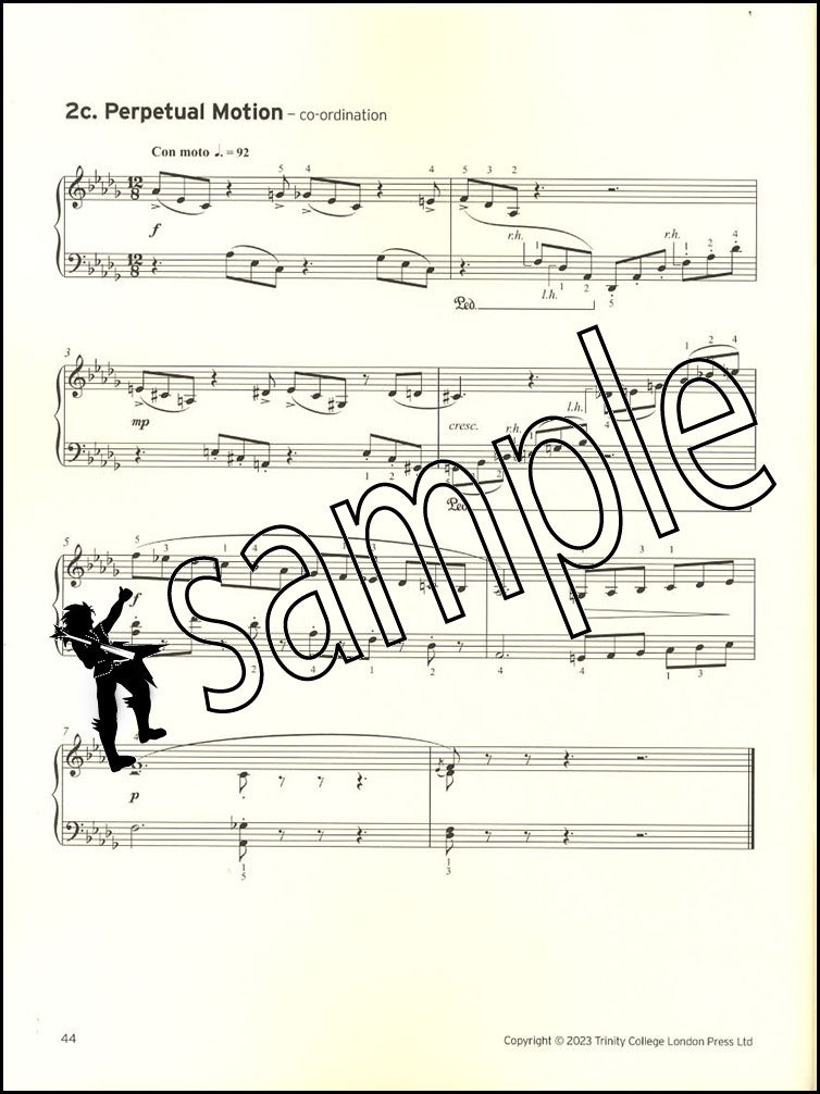 3rd sample page from Trinity College London Piano Grade 5 from 2023