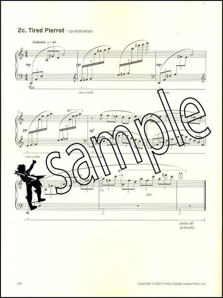 3rd sample page from Trinity College London Piano Grade 7 from 2023