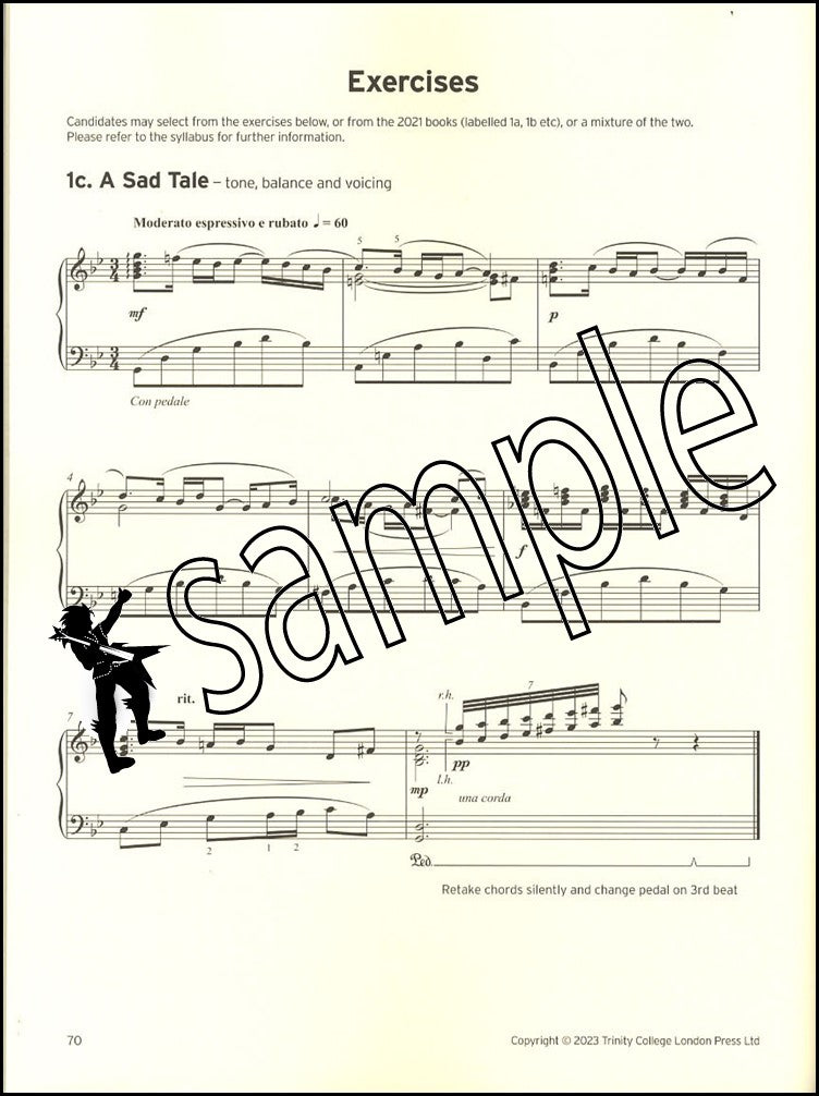 3rd sample page from Trinity College London Piano Grade 8 from 2023