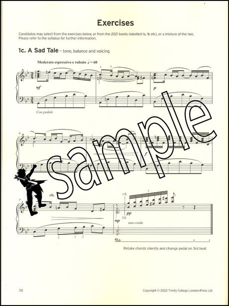 3rd sample page from Trinity College London Piano Grade 8 from 2023