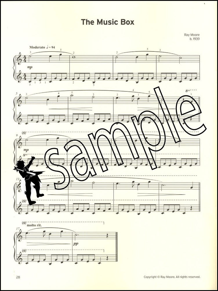 2nd sample page from Trinity College London Piano Grade 1 from 2023 EXTENDED EDITION