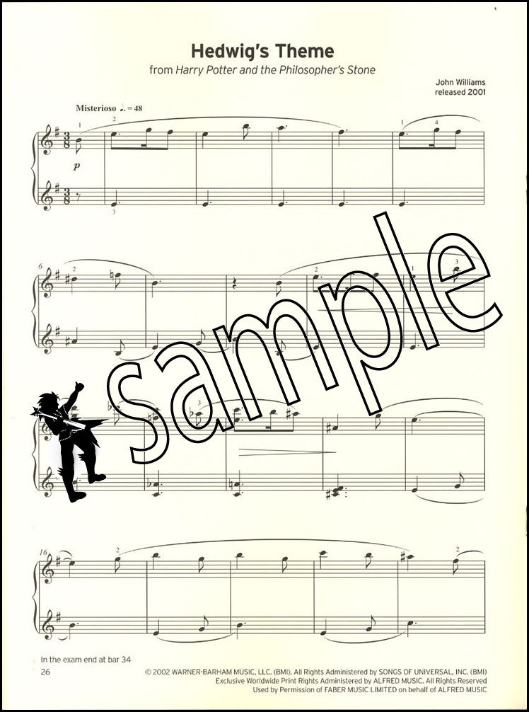 2nd sample page from Trinity College London Piano Grade 2 from 2023 EXTENDED EDITION