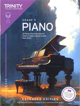 front cover of Trinity College London Piano Grade 3 from 2023 EXTENDED EDITION