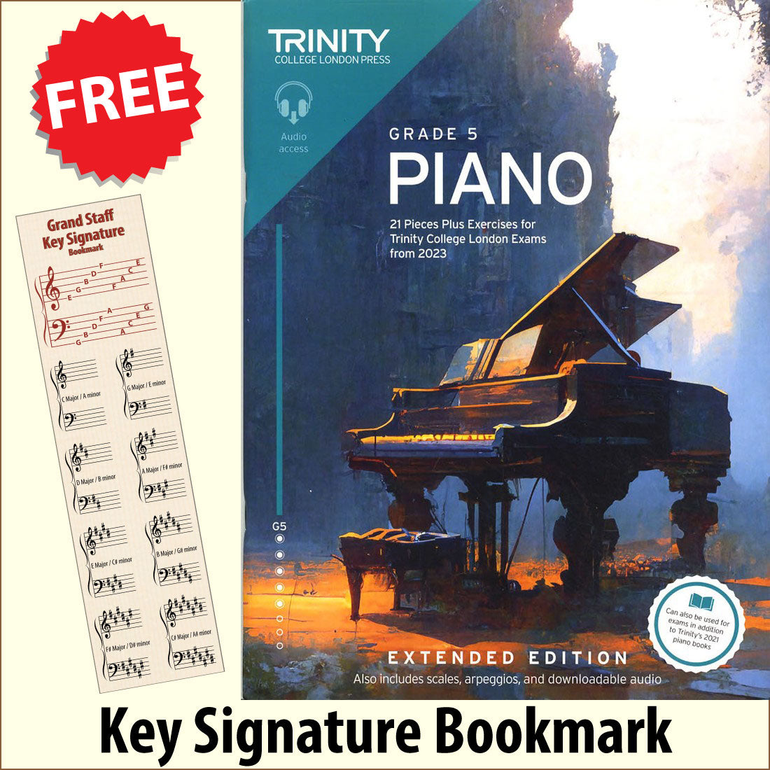 Trinity College London Piano Grade 5 from 2023 Extended Edition