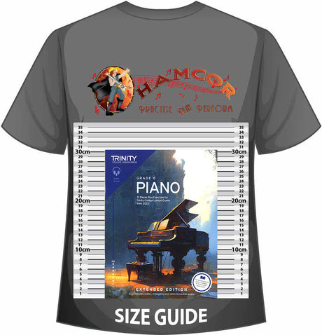 front cover of Trinity College London Piano Grade 6 from 2023 EXTENDED EDITION on a size guide