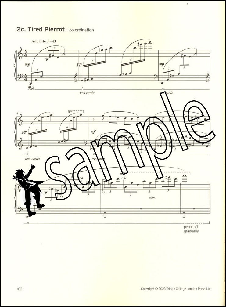 3rd sample page from Trinity College London Piano Grade 7 from 2023 EXTENDED EDITION