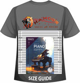 front cover of Trinity College London Piano Grade 8 from 2023 EXTENDED EDITION on a size guide