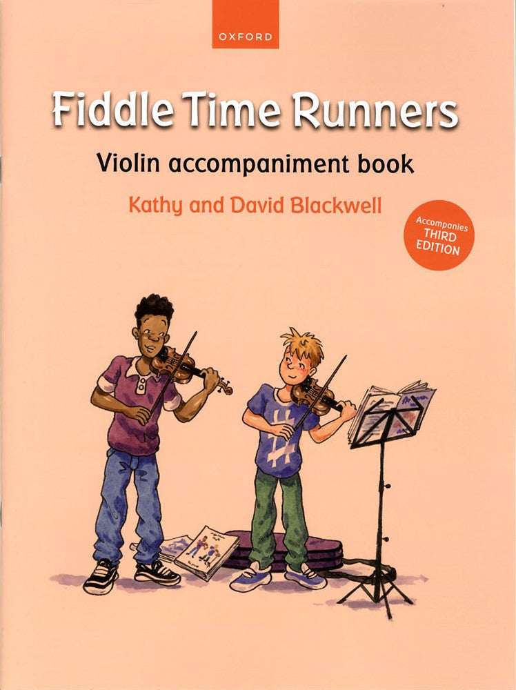 front cover of Fiddle Time Runners Violin Accompaniment