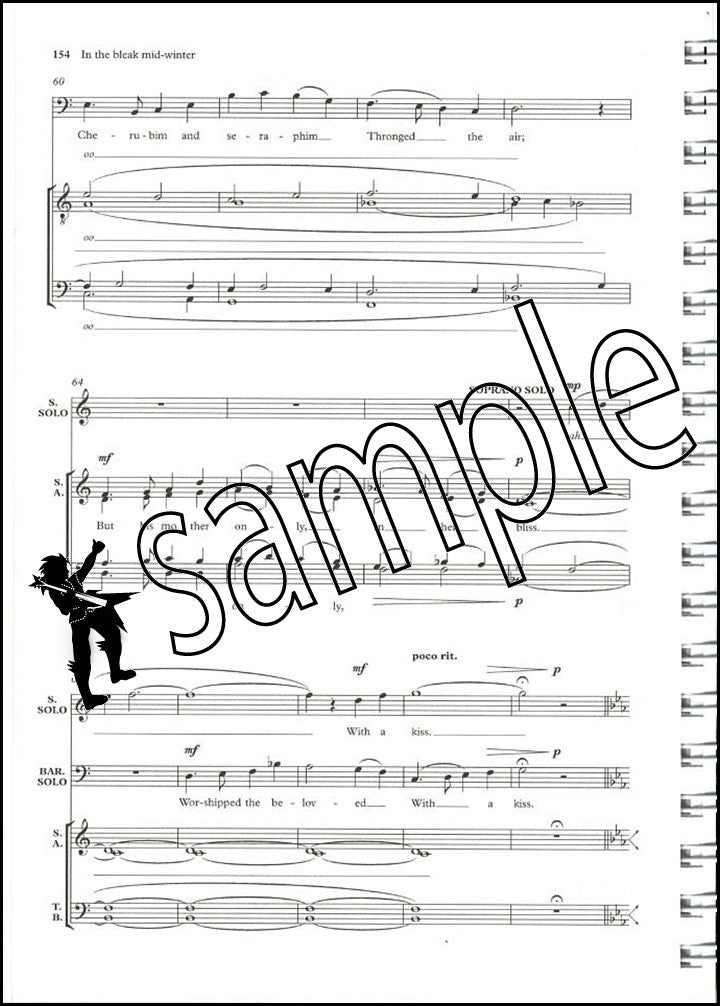 2nd sample page from Carols for Choirs Book 6 Spiral Bound