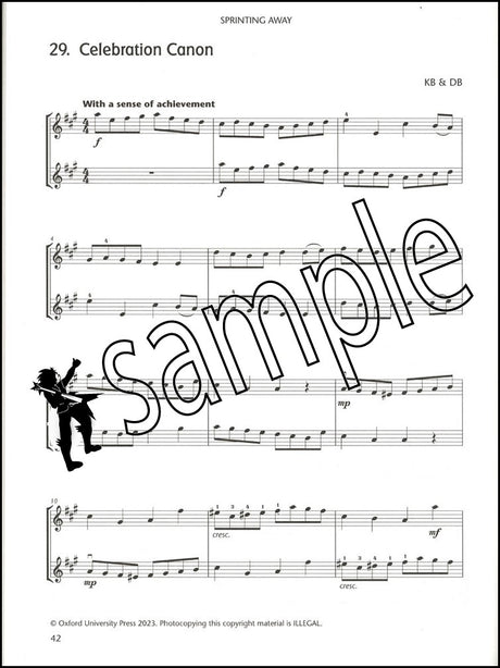 3rd sample page from Fiddle Time Duets