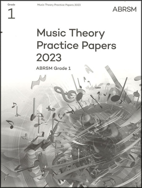 front cover of ABRSM Music Theory Practice Papers 2023 Grade 1