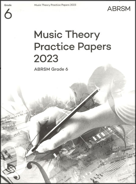 front cover of ABRSM Music Theory Practice Papers 2023 Grade 6