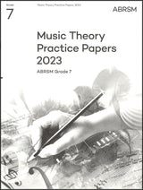 front cover of ABRSM Music Theory Practice Papers 2023 Grade 7