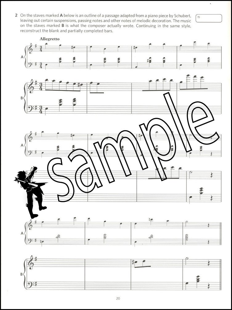 2nd sample page from ABRSM Music Theory Practice Papers 2023 Grade 7