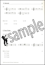 1st sample page from ABRSM Music Theory Practice Papers 2023 Grade 1 MODEL ANSWERS