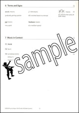 2nd sample page from ABRSM Music Theory Practice Papers 2023 Grade 1 MODEL ANSWERS