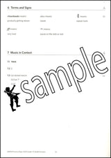 3rd sample page from ABRSM Music Theory Practice Papers 2023 Grade 1 MODEL ANSWERS