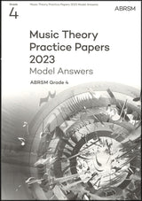 front cover of ABRSM Music Theory Practice Papers 2023 Grade 4 MODEL ANSWERS