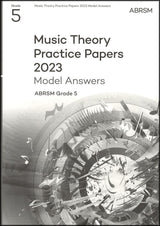 front cover of ABRSM Music Theory Practice Papers 2023 Grade 5 MODEL ANSWERS