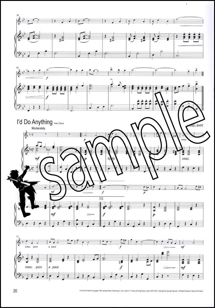 2nd sample page from Winner Scores All Piano Accompaniment for Oboe