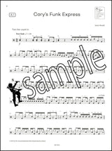 1st sample page from ABRSM Drum Kit Exam Pieces Grade 7 from 2024