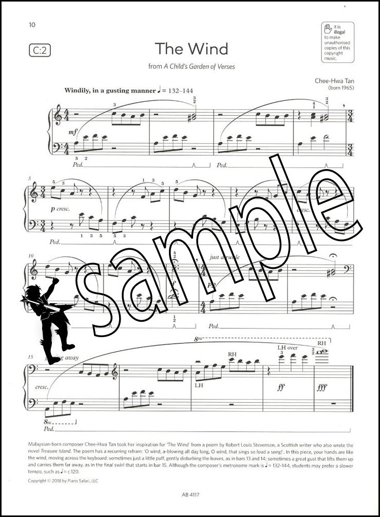 3rd sample page of ABRSM Piano Exam Pieces Grade 1 2025-2026